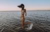 Meisje in water
